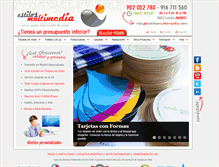 Tablet Screenshot of estilosmultimedia.com